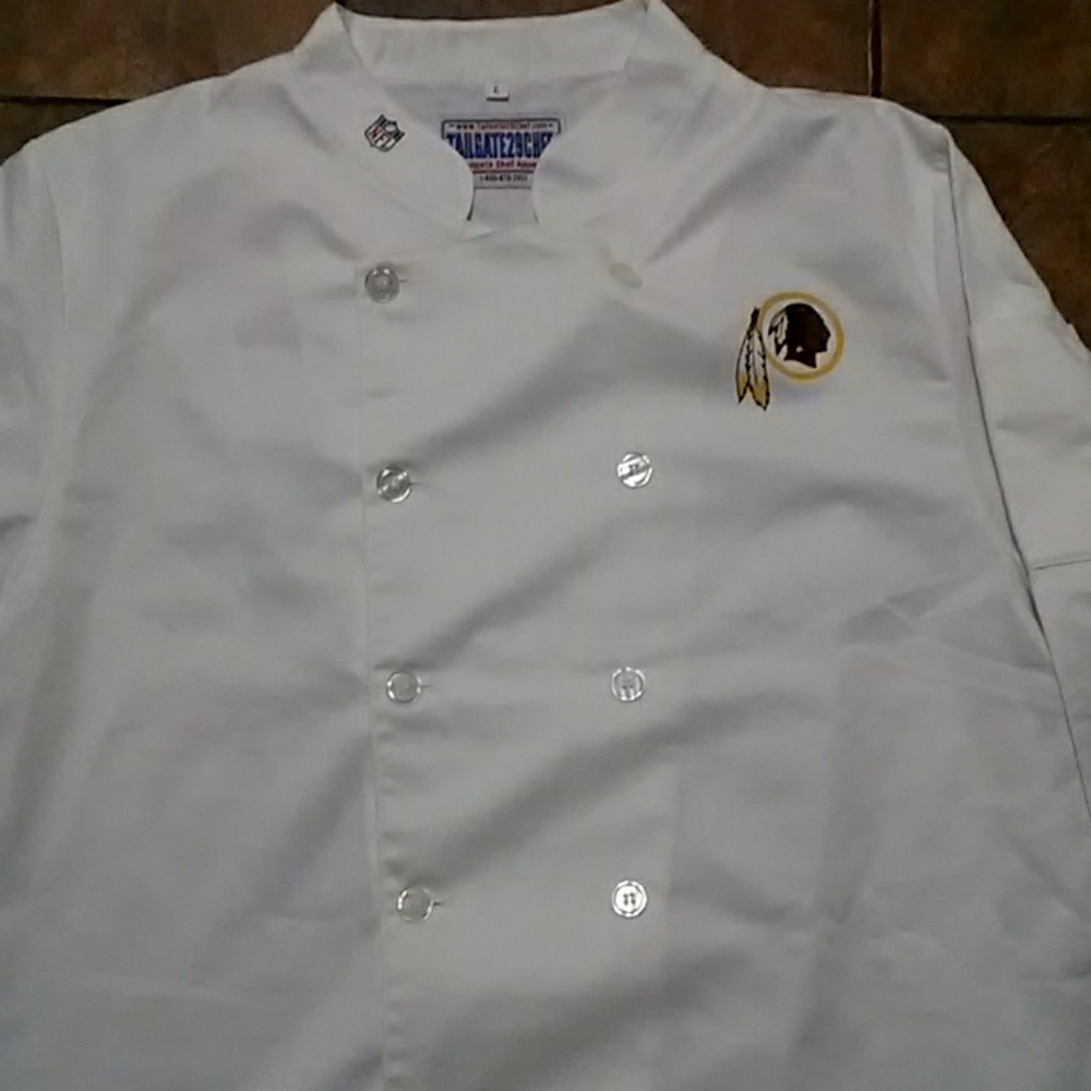 NFL Washington Redskins Chef Coat - Picture 2 of 8